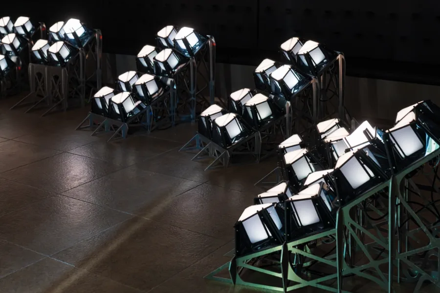 Heliotropic Dwelling (향일군락), 2025 — 설치 전경